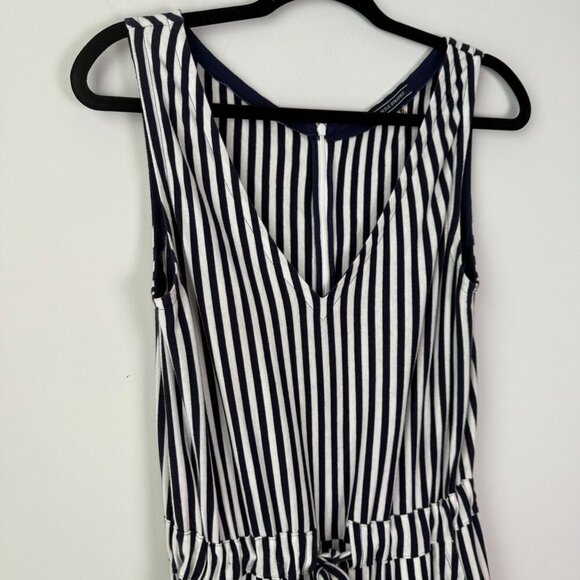 M.D.S Stripes 100% Cotton Amanda Jumper Navy Stripe Size 1/Small - Picture 8 of 12